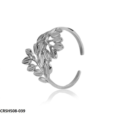 CRSH508 ANN Root's Leaf Ring Adjustable - CRSH