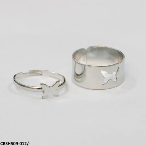 CRSH509 LSH Butterfly Couple Rings - CRSH
