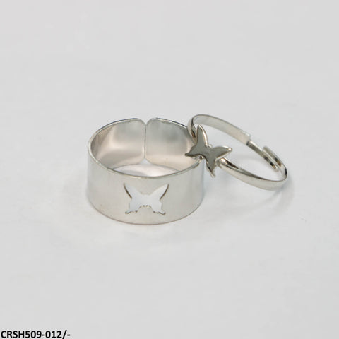 CRSH509 LSH Butterfly Couple Rings - CRSH