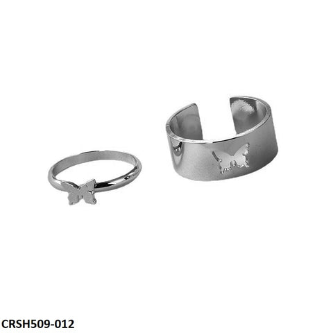 CRSH509 LSH Butterfly Couple Rings - CRSH