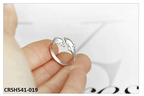 CRSH541 HNJ Dolphin Ring Adjustable - CRSH