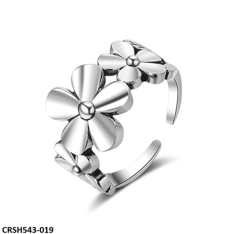 CRSH543 HNJ Flower Leaf's Ring Adjustable - CRSH