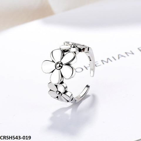 CRSH543 HNJ Flower Leaf's Ring Adjustable - CRSH