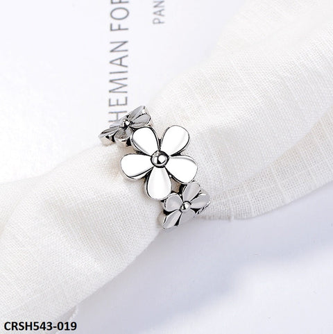 CRSH543 HNJ Flower Leaf's Ring Adjustable - CRSH