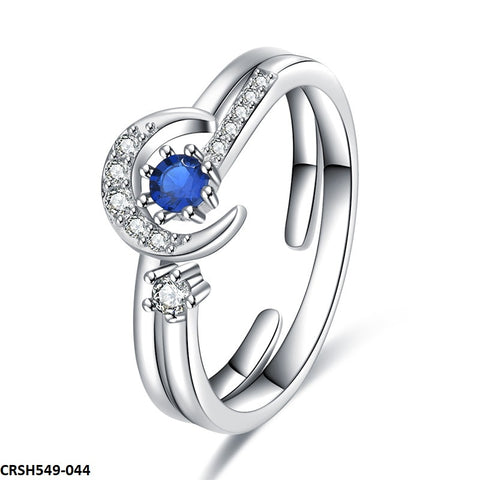 CRSH549 HNJ Moon Sterling Adjustable 2 Rings - TRSH
