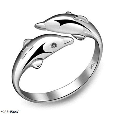 CRSH564 SZL Dolphin Adjustable Ring - CRSH
