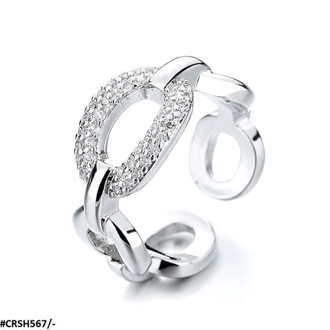 CRSH567 SZL Chain Link Adjustable Ring - CRSH