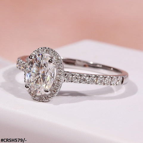 CRSH579 KRL Oval Layered Adjustable Ring - TRSH