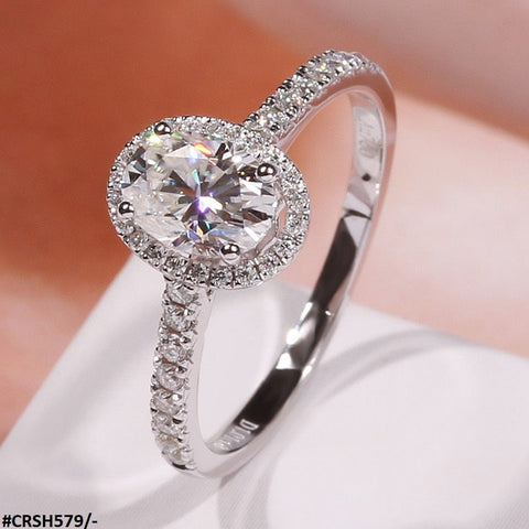 CRSH579 KRL Oval Layered Adjustable Ring - TRSH