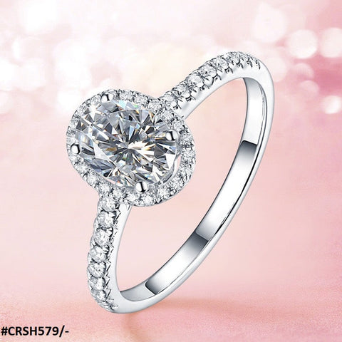 CRSH579 KRL Oval Layered Adjustable Ring - TRSH