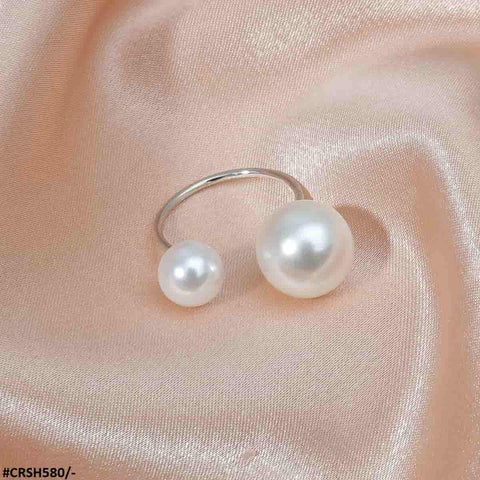 CRSH580 LMS Pearl Adjustable Ring - CRSH