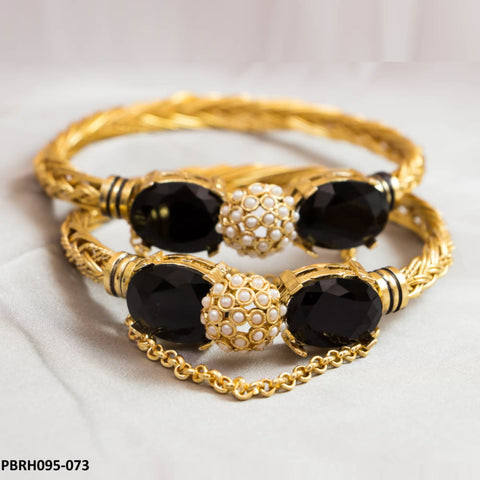 PBRH095 OAK Baiza Bangles Pair - PBRH