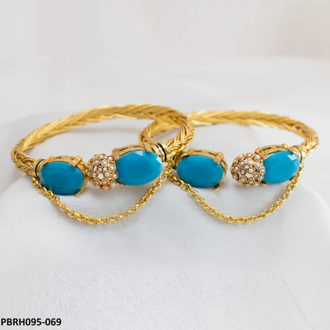 PBRH095 OAK Baiza Bangles Pair - PBRH