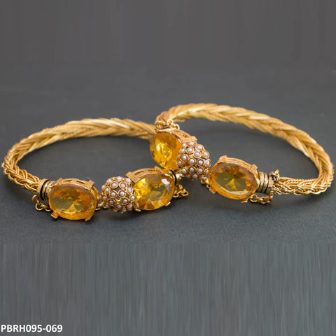 PBRH095 OAK Baiza Bangles Pair - PBRH