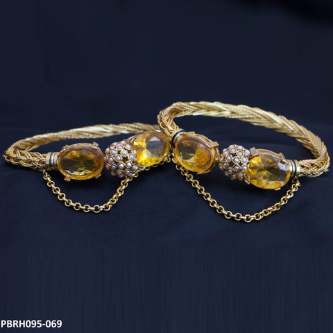 PBRH095 OAK Baiza Bangles Pair - PBRH