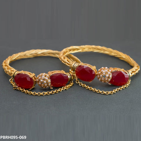 PBRH095 OAK Baiza Bangles Pair - PBRH