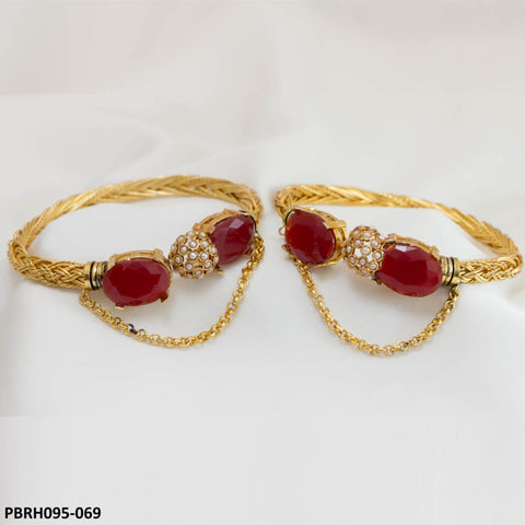 PBRH095 OAK Baiza Bangles Pair - PBRH