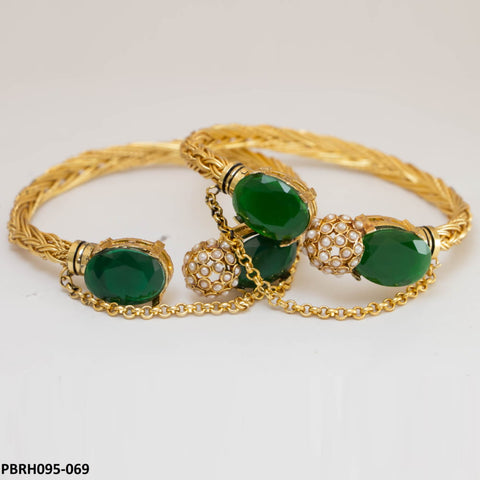 PBRH095 OAK Baiza Bangles Pair - PBRH