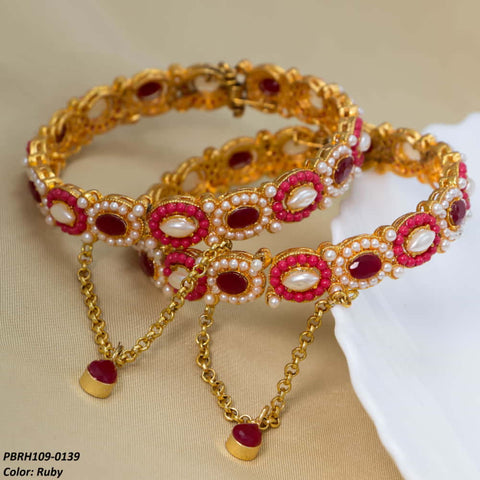 PBRH109 SDQ Baiza Bangles Pair - PBRH
