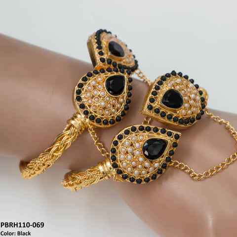 PBRH110 ASM Pear Bangles Pair - PBRH