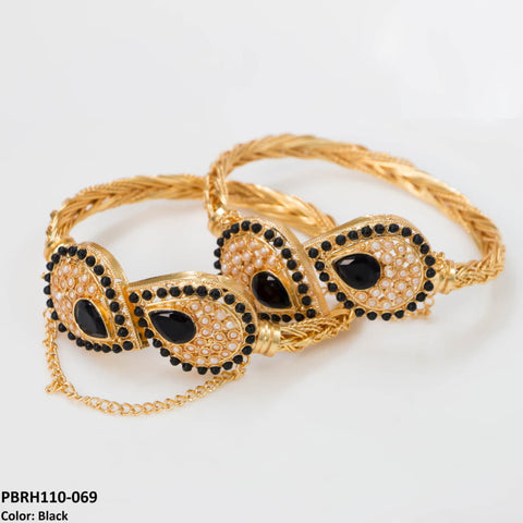 PBRH110 ASM Pear Bangles Pair - PBRH