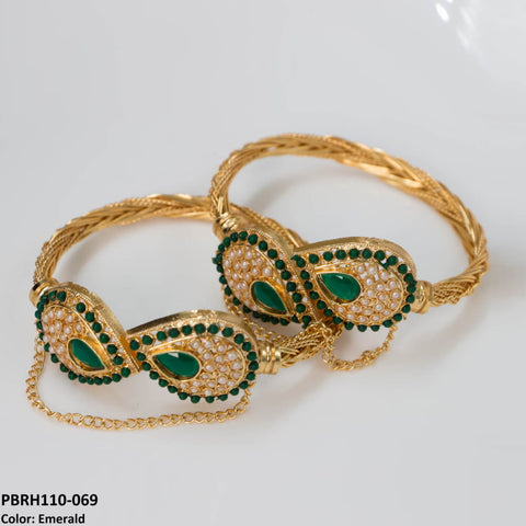 PBRH110 ASM Pear Bangles Pair - PBRH