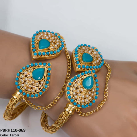 PBRH110 ASM Pear Bangles Pair - PBRH