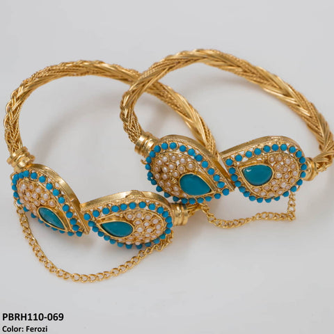 PBRH110 ASM Pear Bangles Pair - PBRH