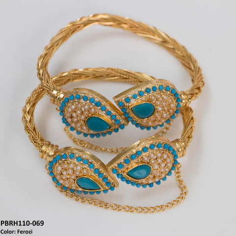 PBRH110 ASM Pear Bangles Pair - PBRH