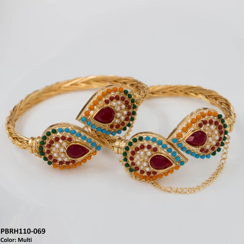 PBRH110 ASM Pear Bangles Pair - PBRH