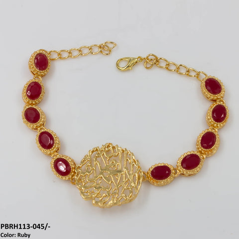 PBRH113 SDQ Round KLM Hand Bracelet Openable - PBRH