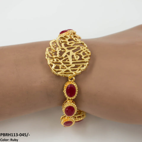 PBRH113 SDQ Round KLM Hand Bracelet Openable - PBRH