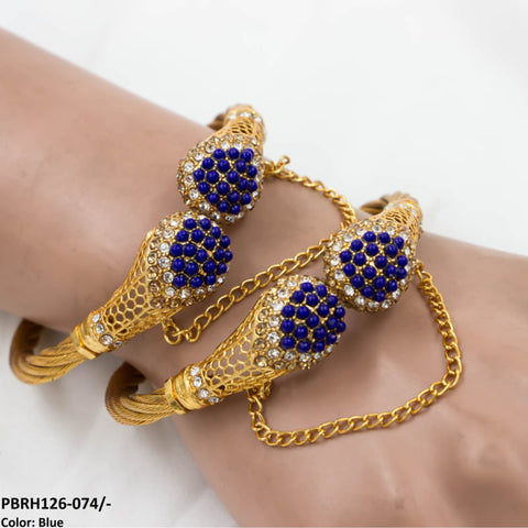 PBRH126 SDQ Pear Bangles Pair - PBRH