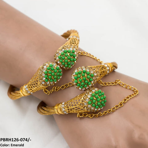 PBRH126 SDQ Pear Bangles Pair - PBRH