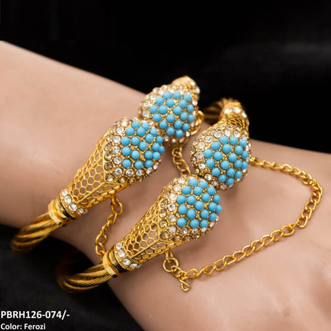 PBRH126 SDQ Pear Bangles Pair - PBRH