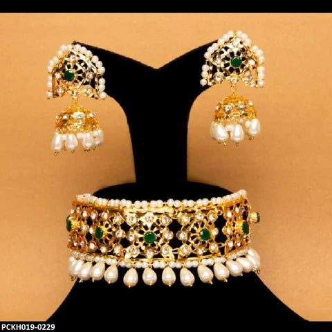 PCKH019 ASM Flower Beads Chokar Set - PCKH