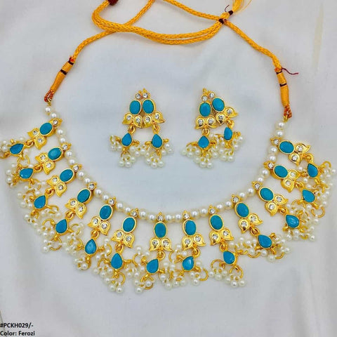 PNSH029 SDQ Beza/Saru Collar Necklace Set - PNSH