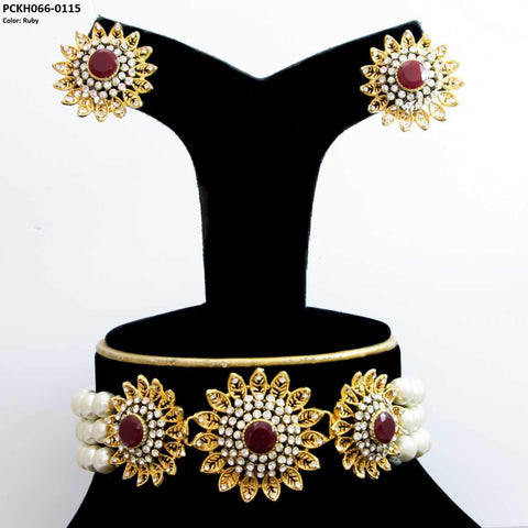 PCKH066 SDQ Sun & Pearl Choker Set - PCKH