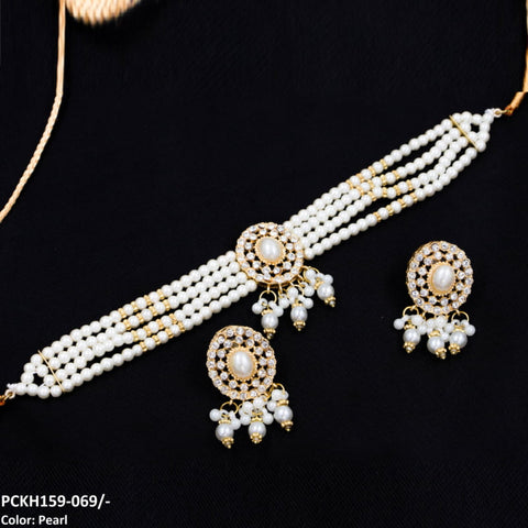 PCKH159 SDQ Goll Beza Chokar Set - PCKH