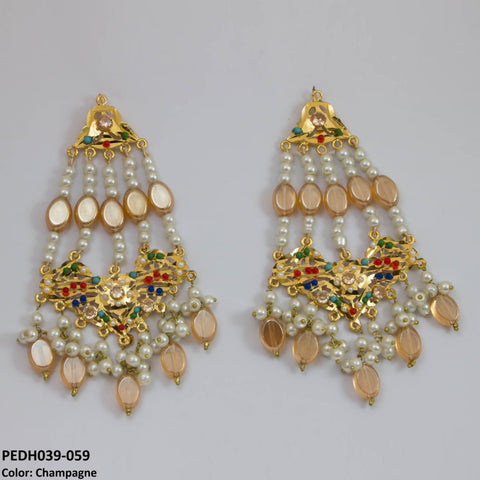 PEDH039 SDQ Drop Earrings - PEDH