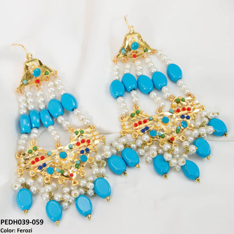 PEDH039 SDQ Drop Earrings - PEDH