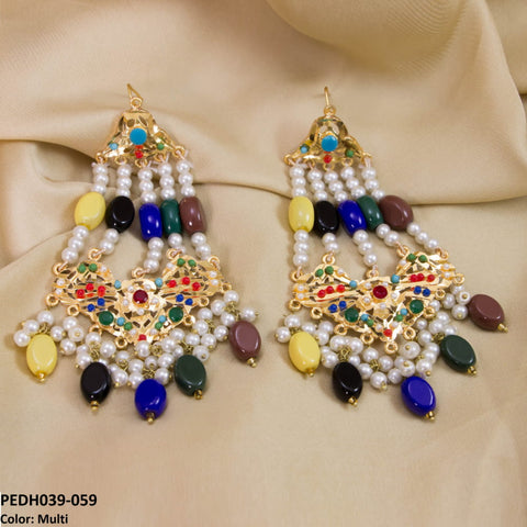 PEDH039 SDQ Drop Earrings - PEDH