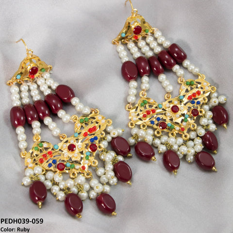 PEDH039 SDQ Drop Earrings - PEDH