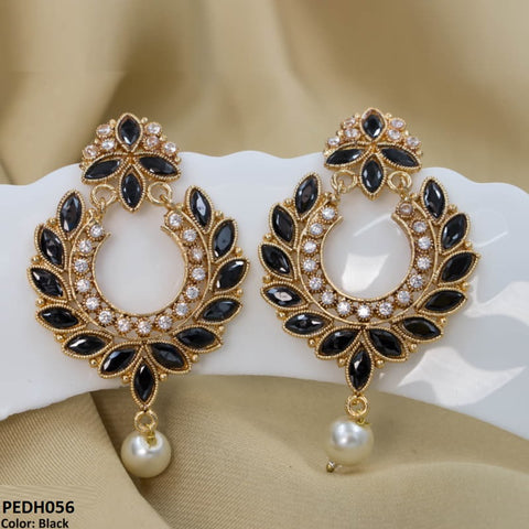PEDH056 OAK Pear Drop Earrings Pair - PEDH