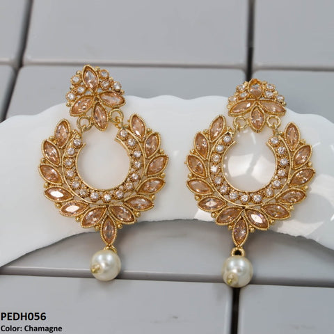 PEDH056 OAK Pear Drop Earrings Pair - PEDH