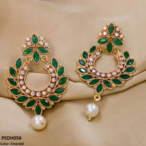 PEDH056 OAK Pear Drop Earrings Pair - PEDH