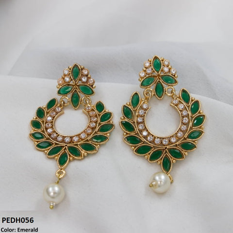 PEDH056 OAK Pear Drop Earrings Pair - PEDH
