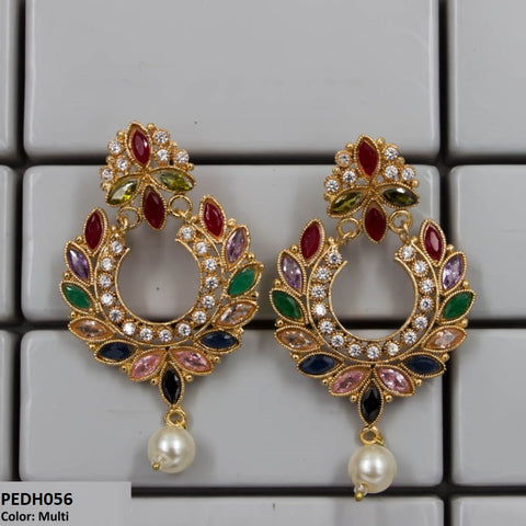 PEDH056 OAK Pear Drop Earrings Pair - PEDH