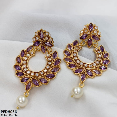 PEDH056 OAK Pear Drop Earrings Pair - PEDH