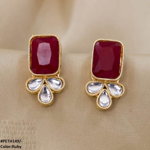 PETH149 SDQ Pear Bracket Ear Tops Pair - PETH